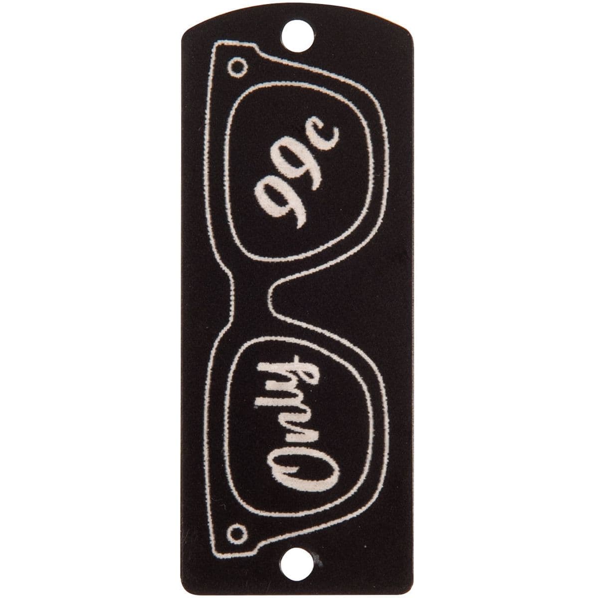 Truss Rod Cover In Aged Black - Cheap Sunglasses — Joe Doe