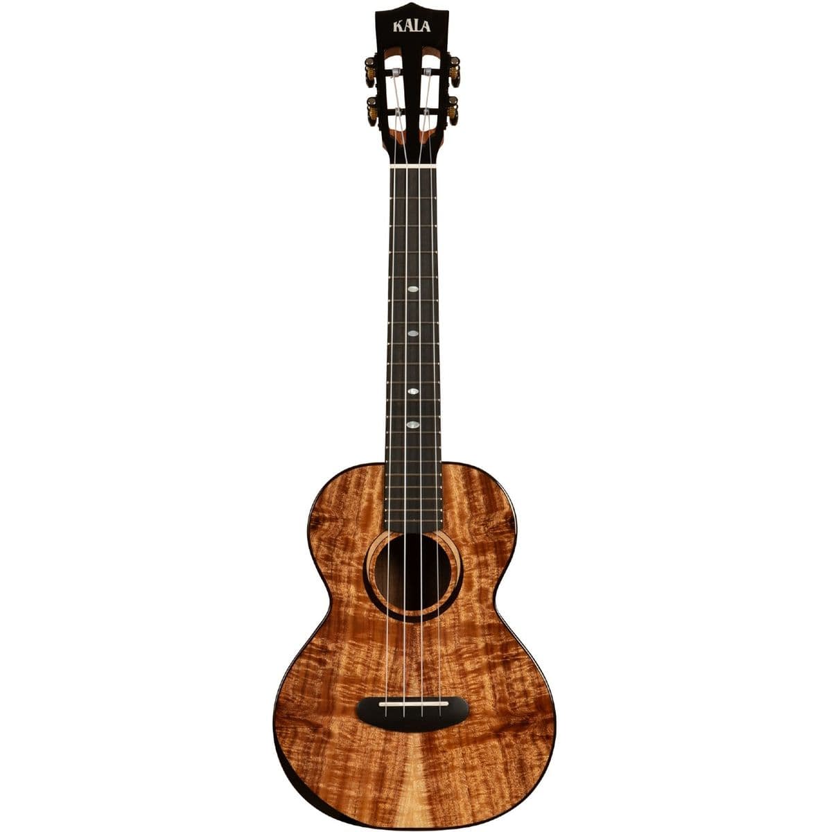 Contour All Solid Gloss Acacia Tenor Ukulele w/ Bag — Kala