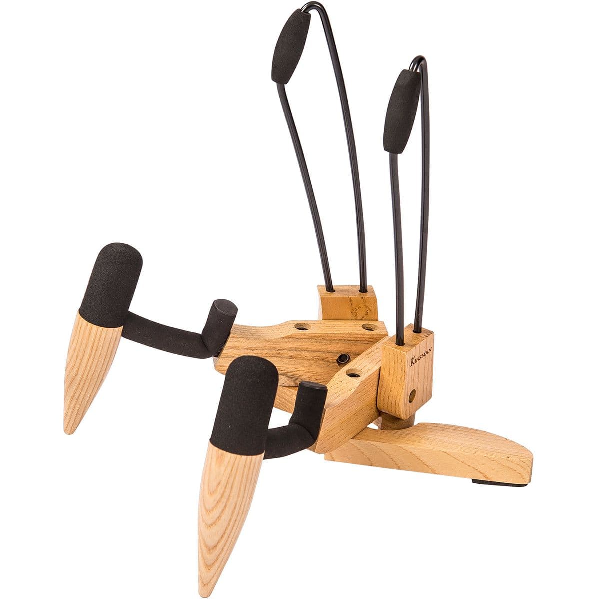 Premium Series Wooden A-Frame Electric Guitar Stand (KWE51) — Kinsman