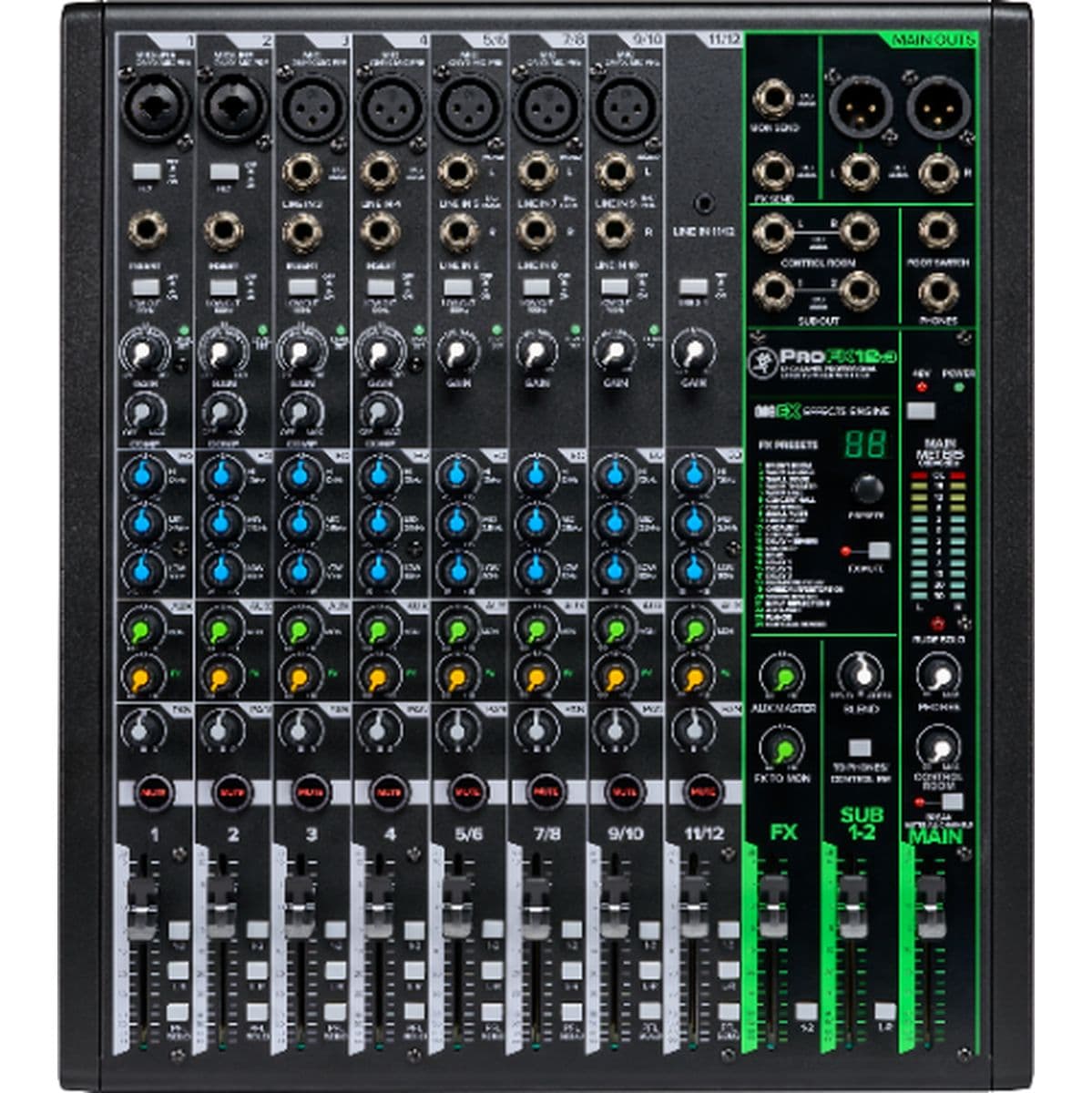 12 Channel Professional Effects Mixer w/ USB — Mackie