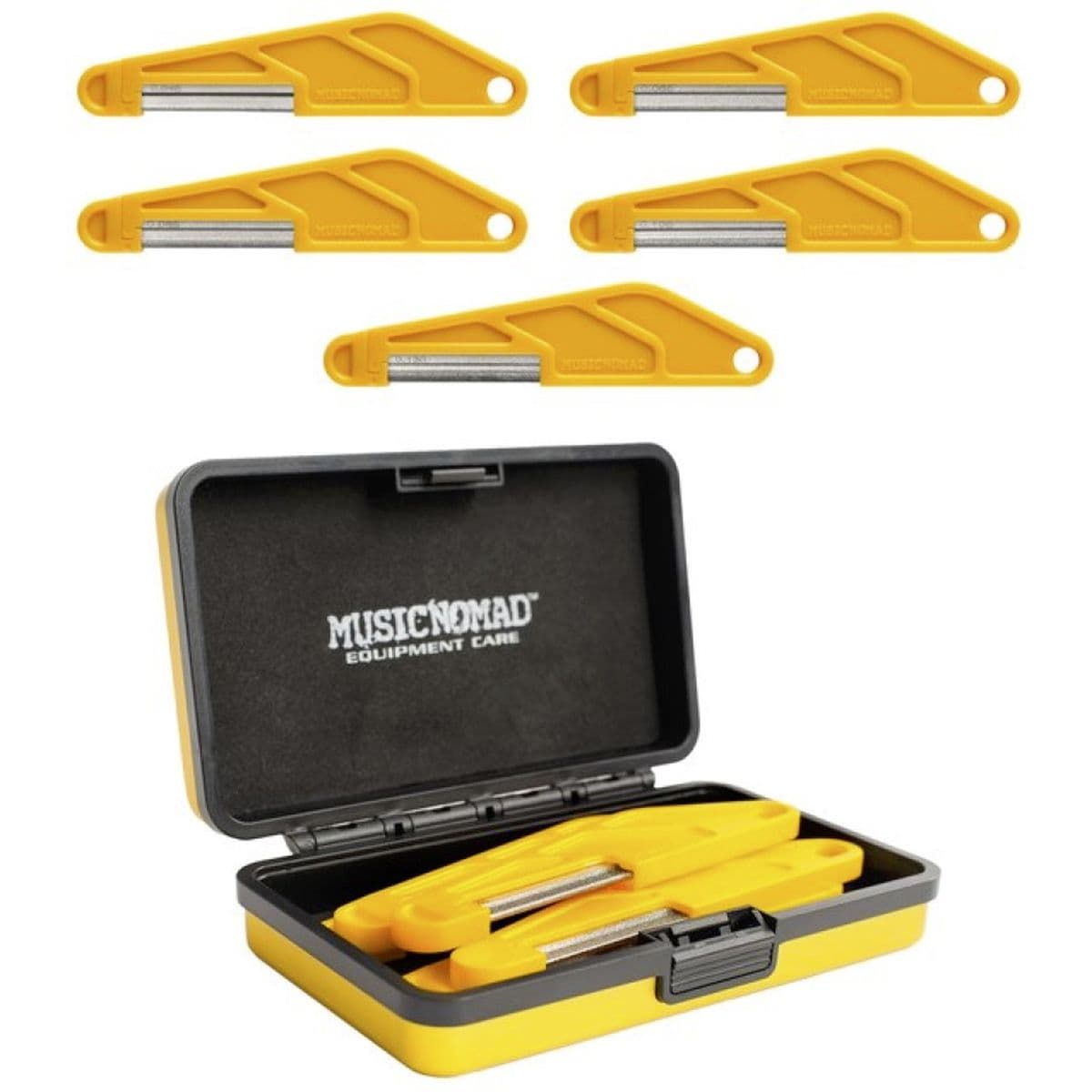 Bass Guitar Diamond Coated Nut File Set w/ Case 5 PC Added — MusicNomad