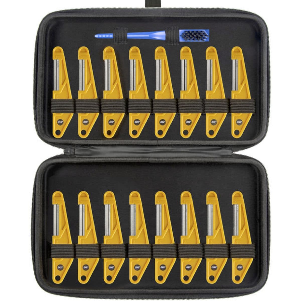 Diamond Coated Nut File Shop Set 16 PC w/ New Storage Case & Brush — MusicNomad