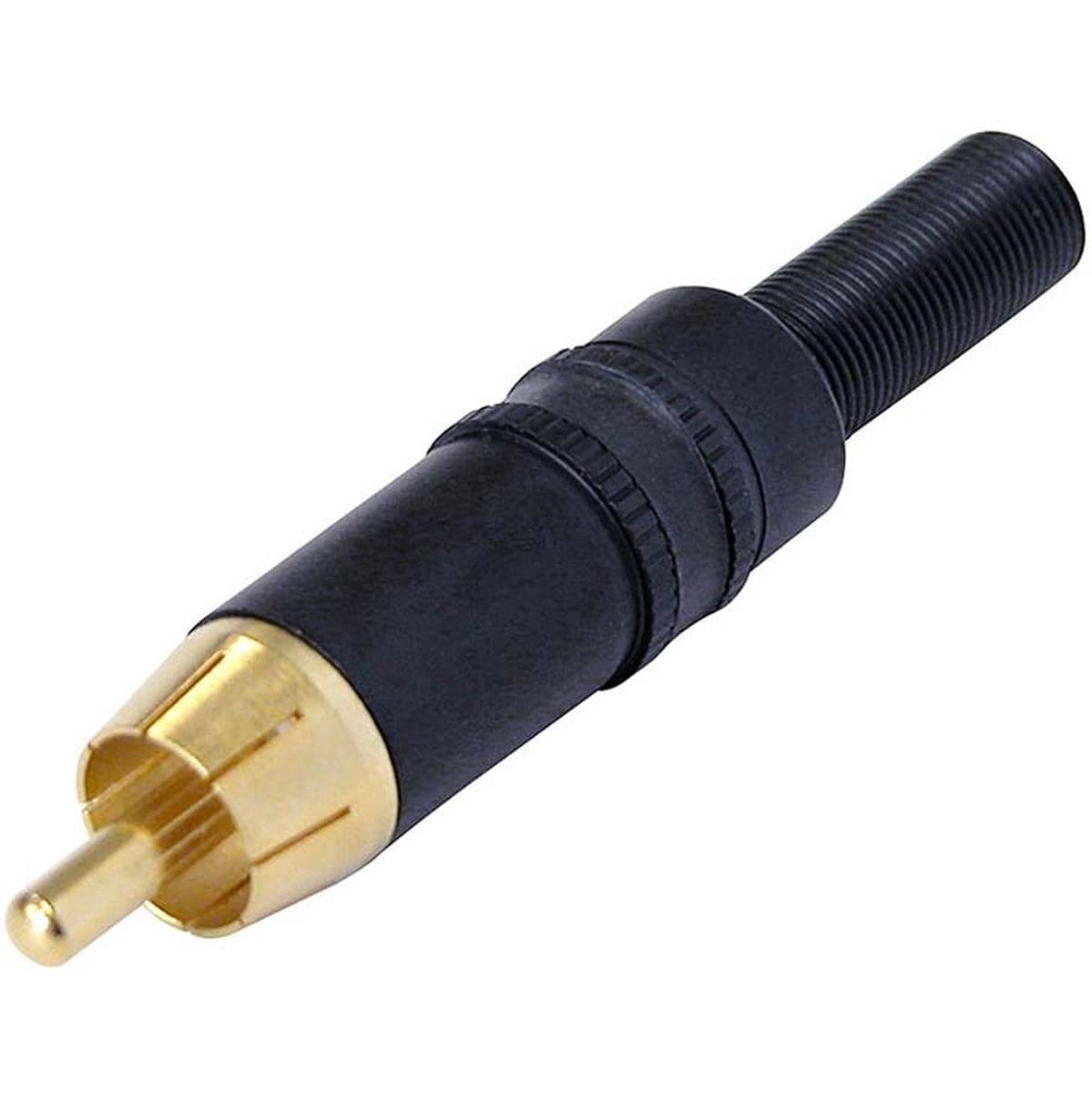 Connector RCA Male Metal Black — Neutrik