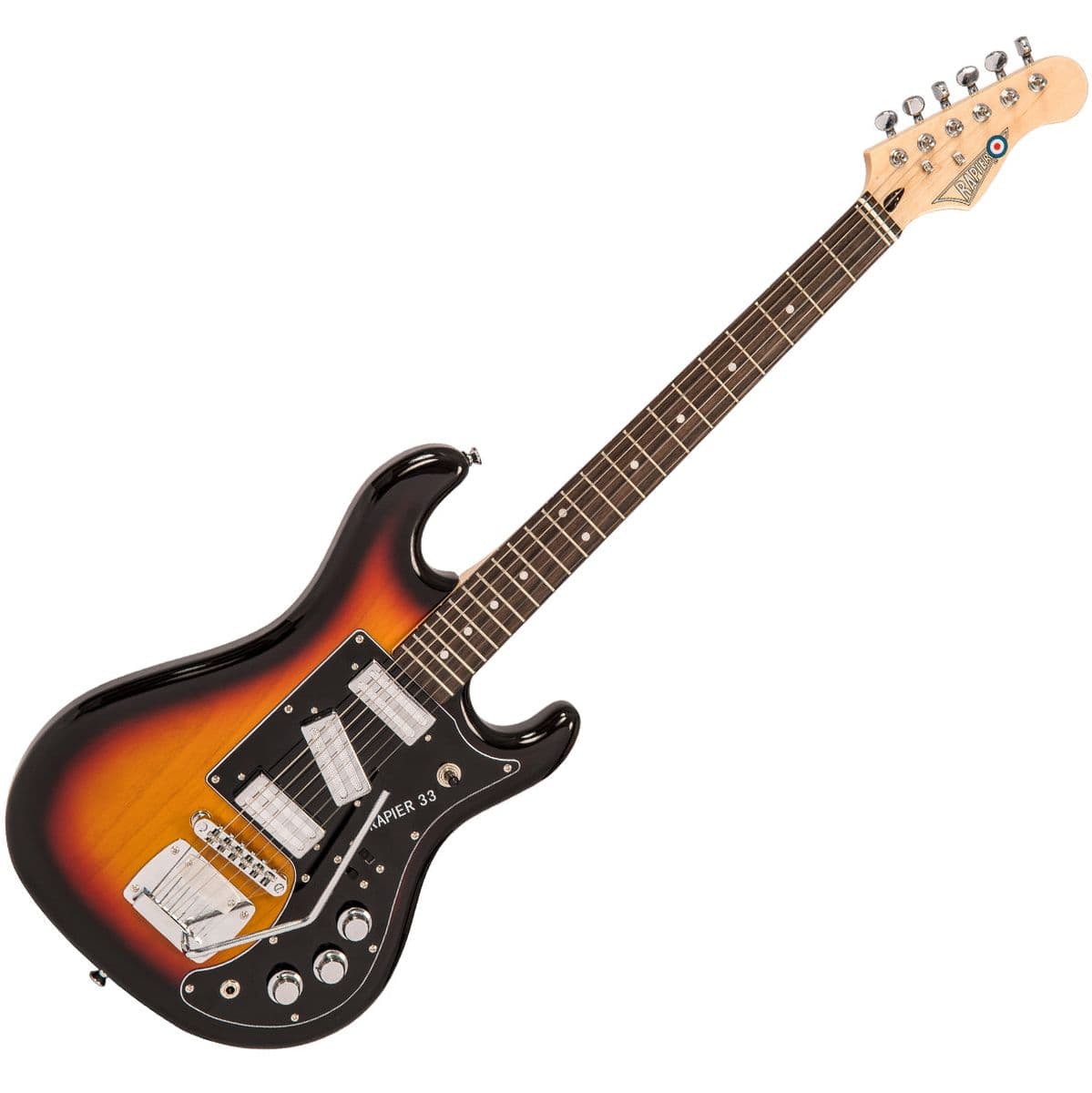 33 Electric Guitar - 3 Tone Sunburst — Rapier