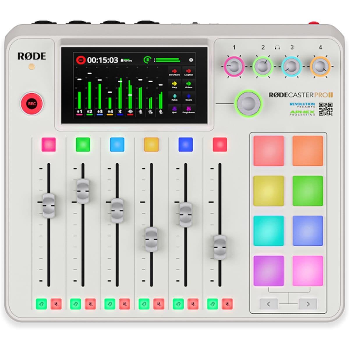 Red Rødecaster Pro II (White) — RØDE