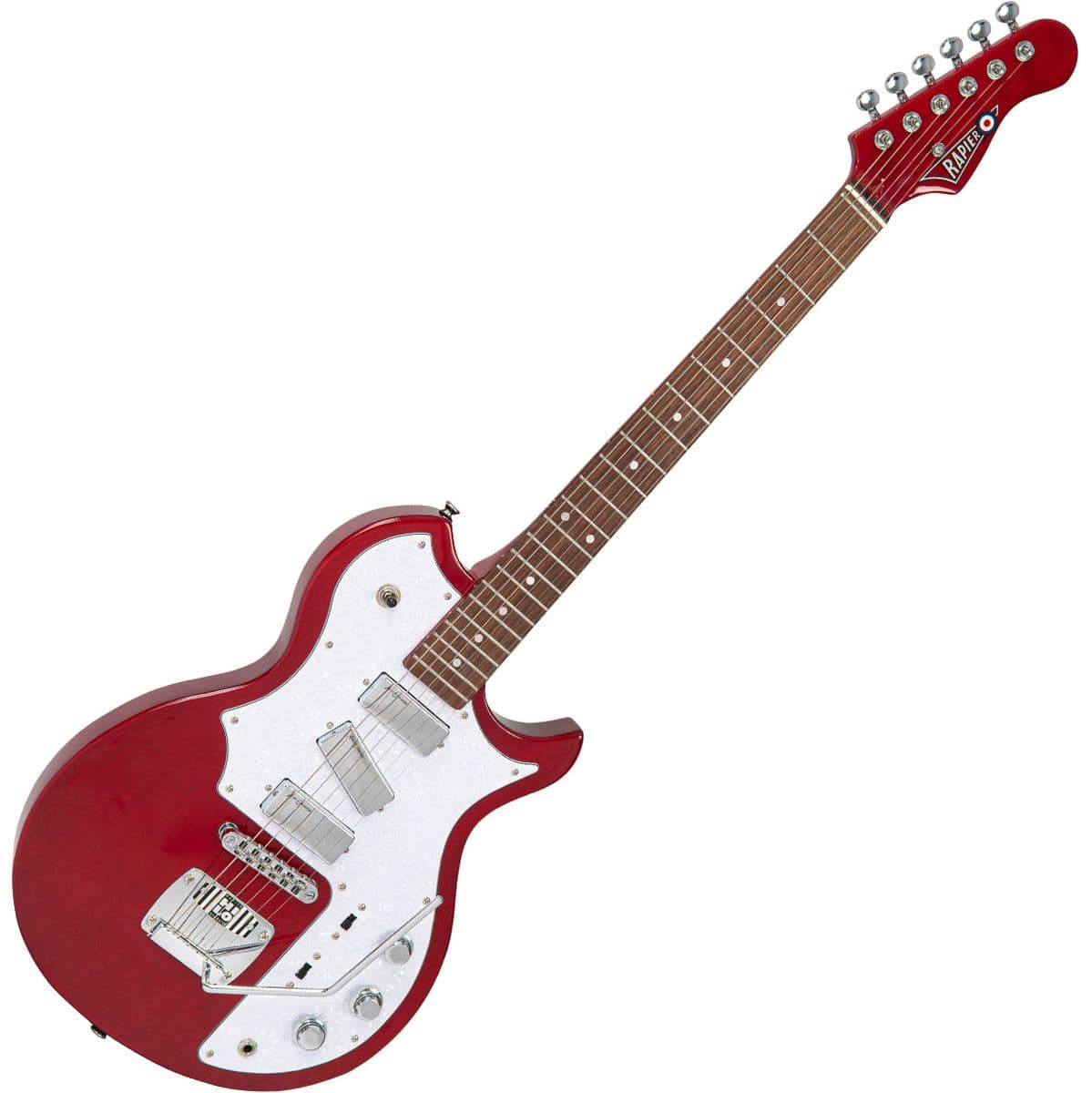Deluxe Electric Guitar - Thru Red — Rapier