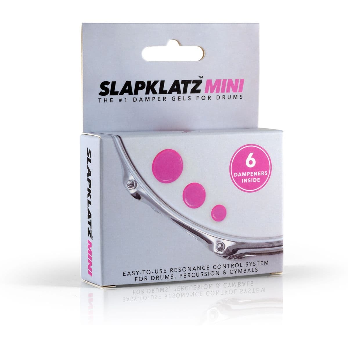 6 Mini Gel Pads w/ Case Pink — SlapKlatz