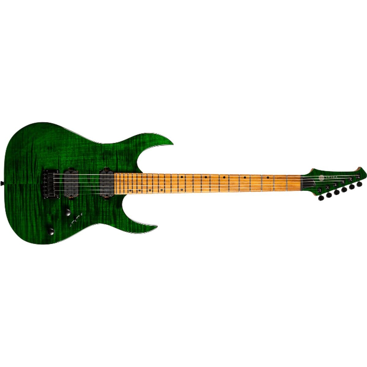S-450 TGR Transparent Green — Spira Guitars