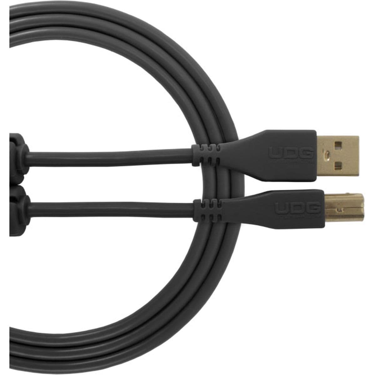 Ultimate Audio Cable USB 2.0 A-B Black Straight 1m — UDG