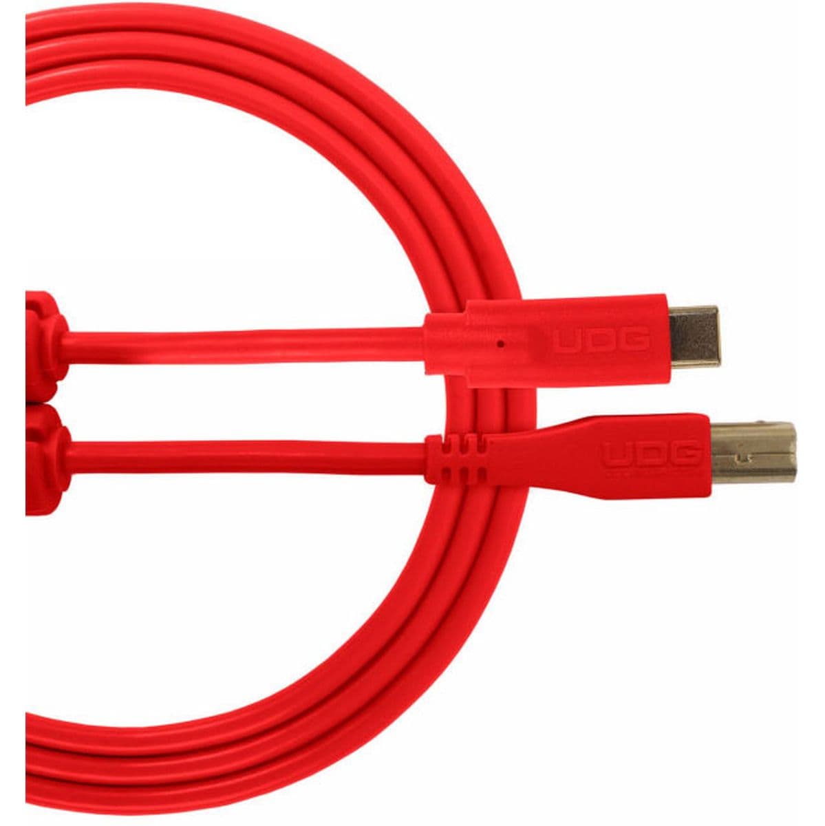 Ultimate Audio Cable USB 2.0 C-B Red Straight 1.5m — UDG
