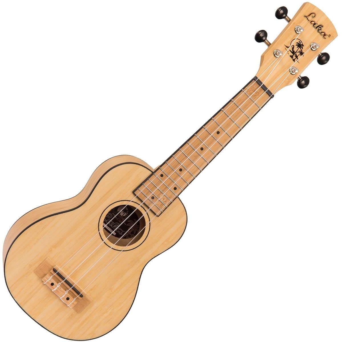 Bamboo Series Ukulele & Bag - Soprano — Laka